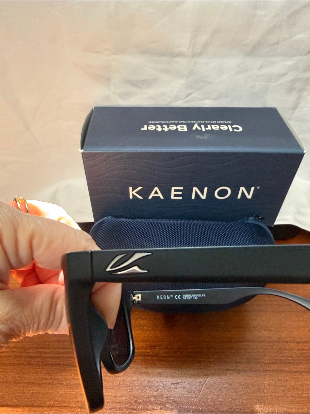 Kaenon Men’s Matte Black Polarized Sunglasses - Picture 4 of 5